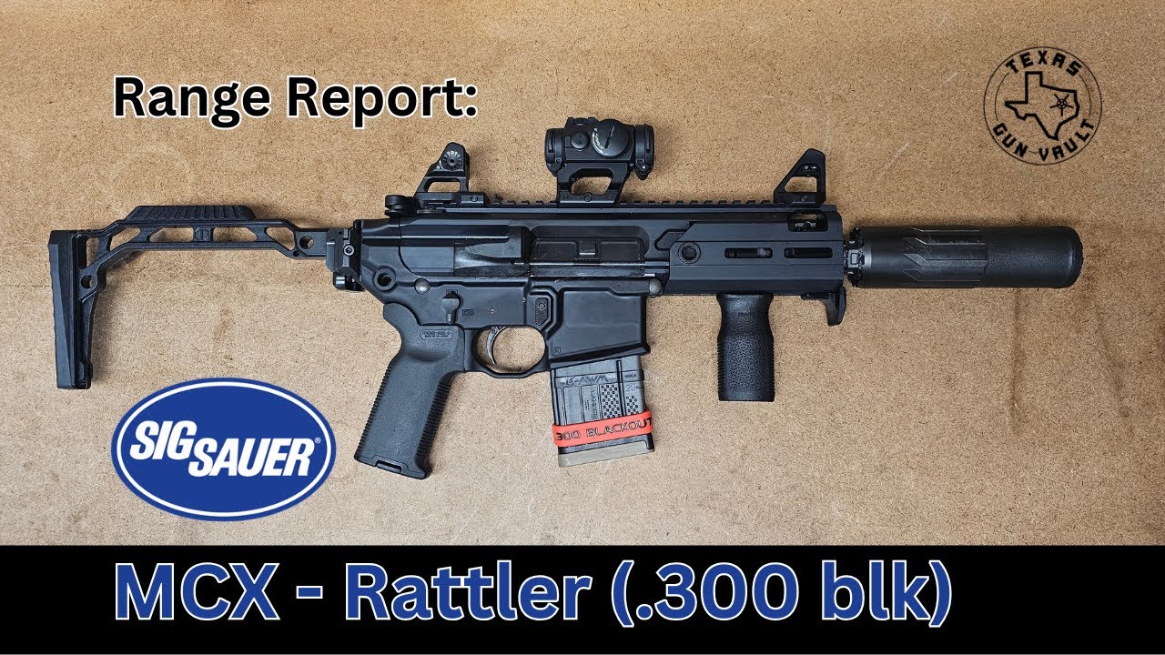 Отчет о стрельбе: Sig Sauer MCX Rattler (.300 blackout)