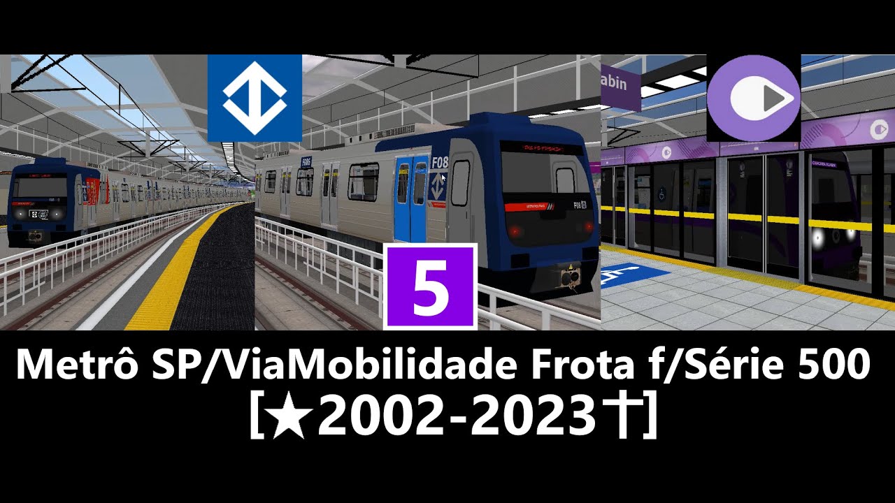 Metrô SP/ViaMobilidade - Frota F/Série 500 Fase I