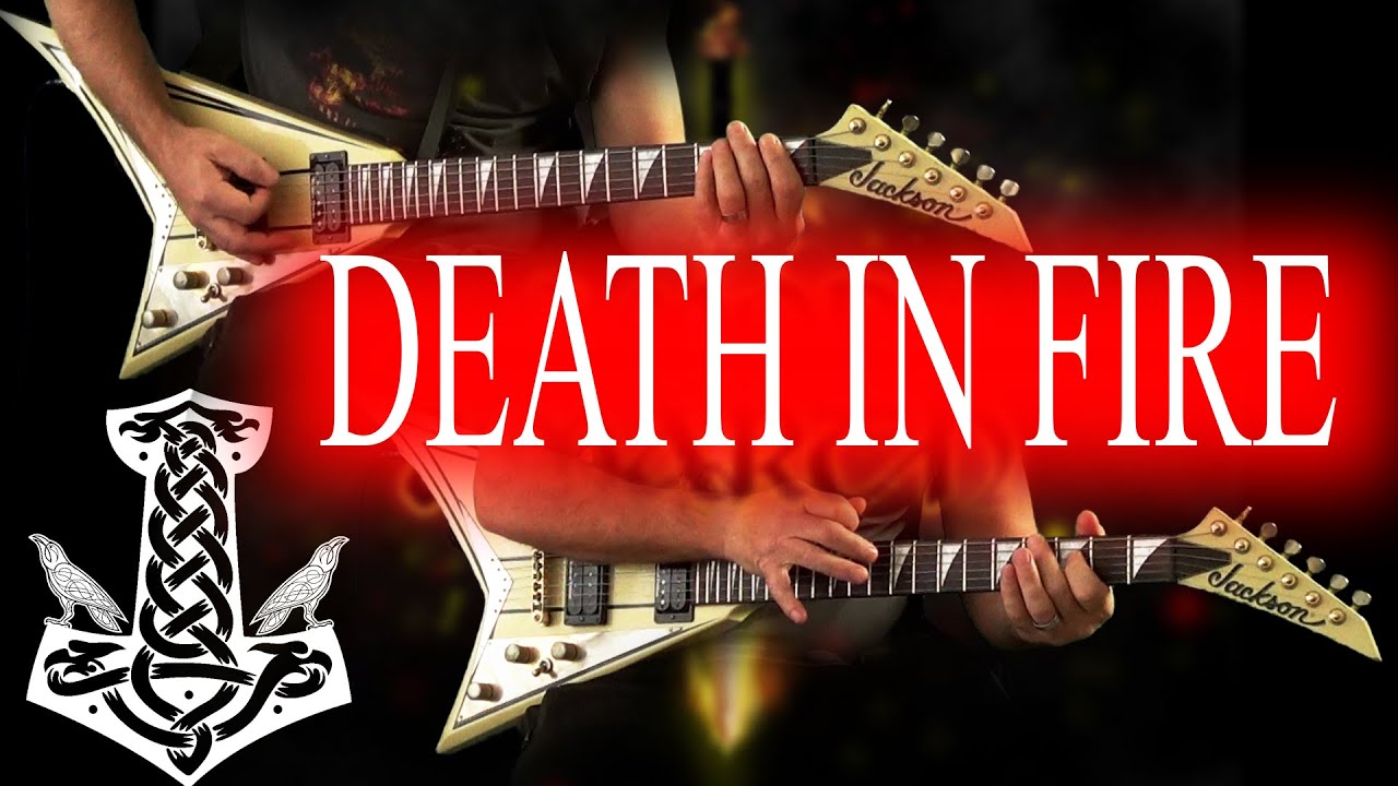 Amon Amarth - Death In Fire FULL Guitar Cover