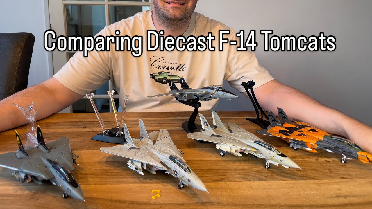 Сравнение 4 марок F14 Tomcats, Calibre Wings, Hobby Master, JC Wings и Witty Wings