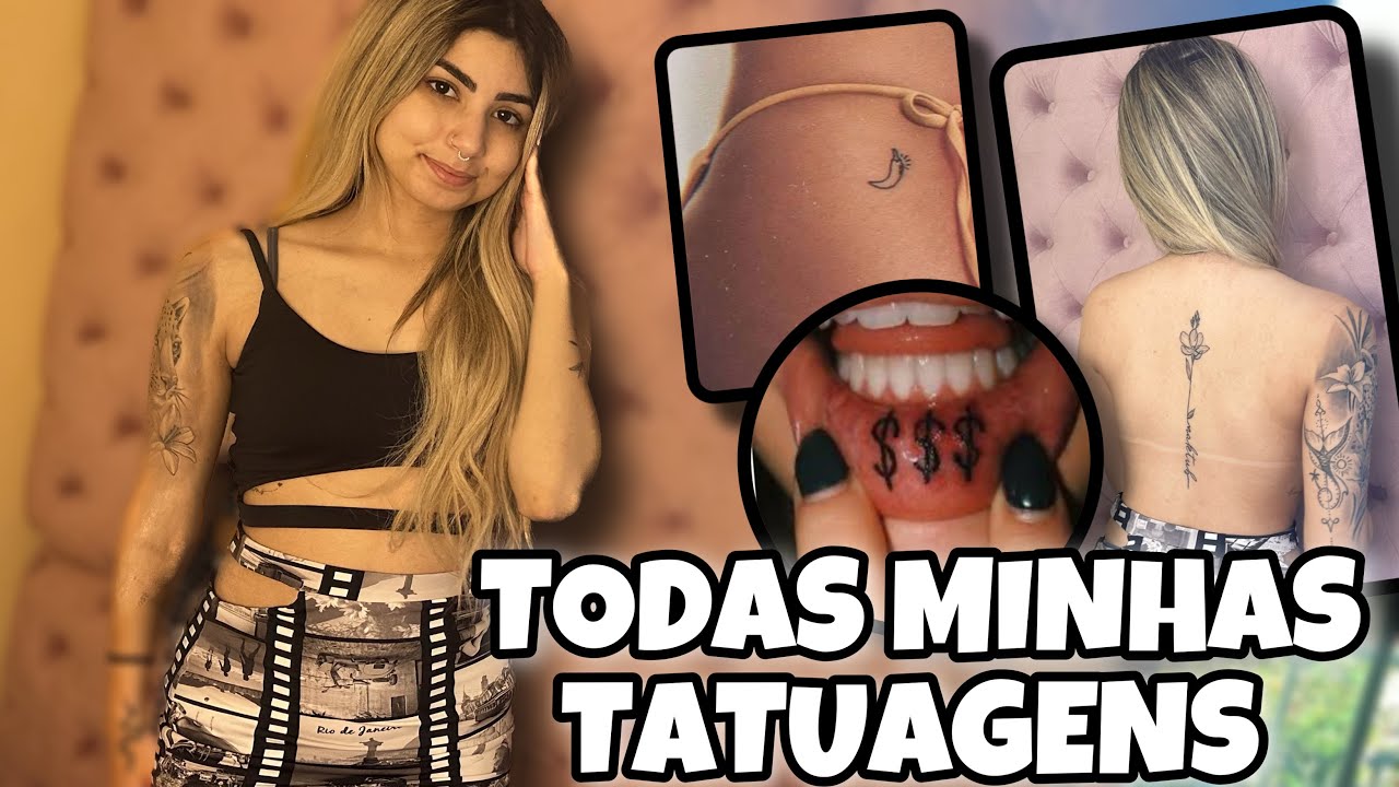 MOSTREI TODAS MINHAS TATUAGENS
