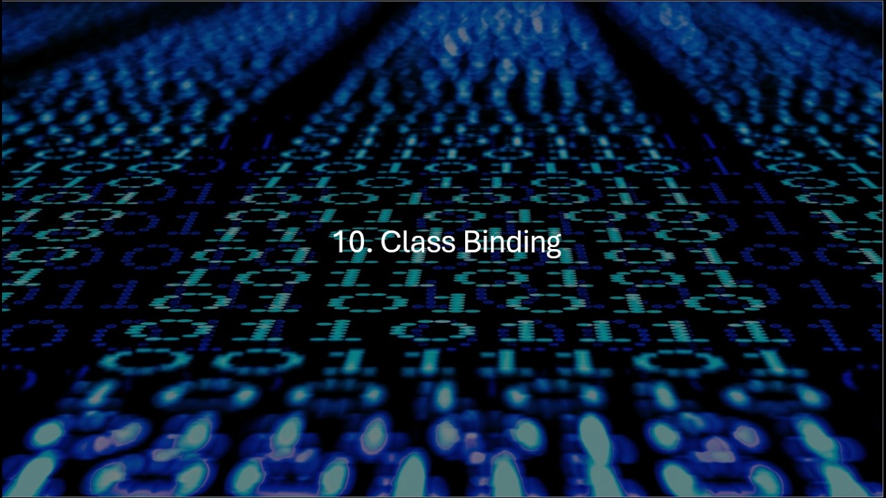 10  Class Binding
