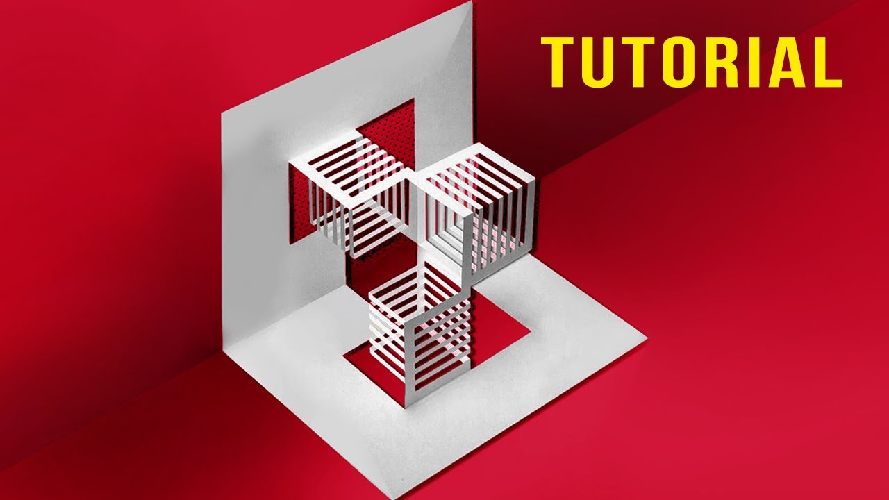 KIRIGAMI PAPER ART POP-UP CARD - STEP BY STEP TUTORIAL