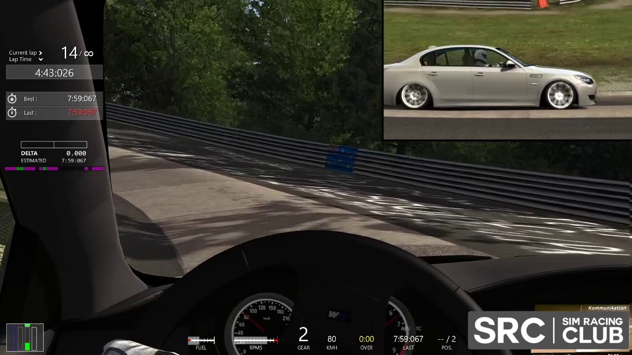 Sim Racing Club - BMW M5 E60 Nordschleife 7:57:274