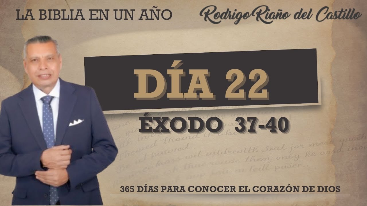 LA BIBLIA EN UN AÑO DÍA 22 / Éxodo 37-40