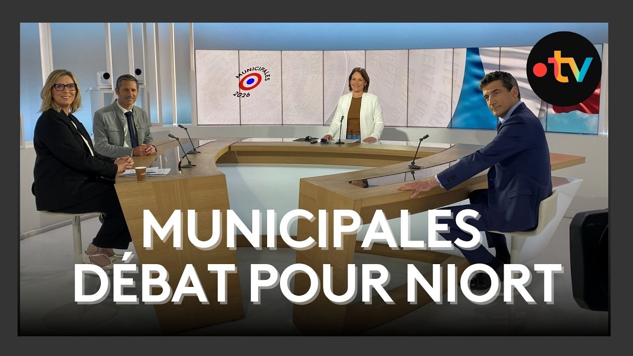 Débat des municipales à Niort : 3 candidats