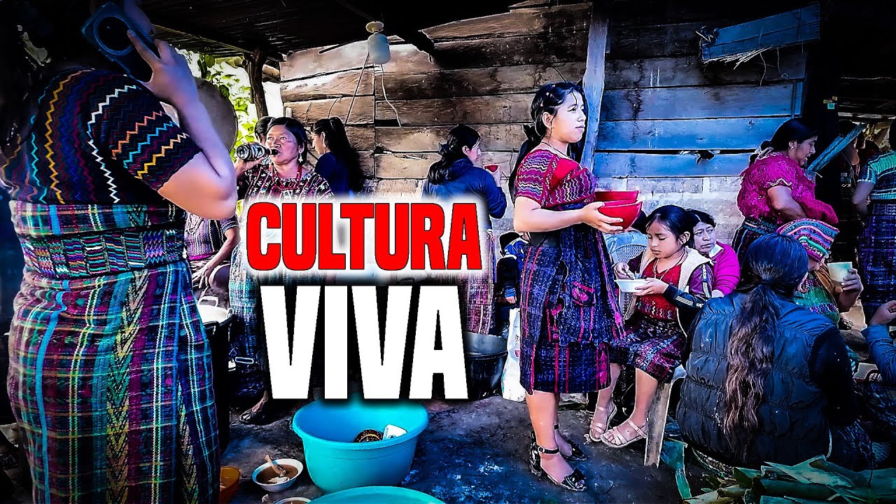 Mujeres que mantienen viva las fiestas en Plan de Sánchez - Rabinal.  