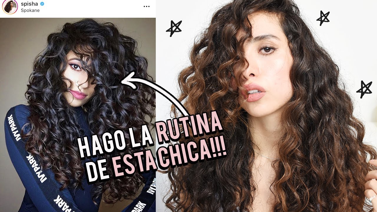 RECREANDO LA RUTINA DE RIZOS DE AYESHA MALIK 🤭  | attalia dasbel