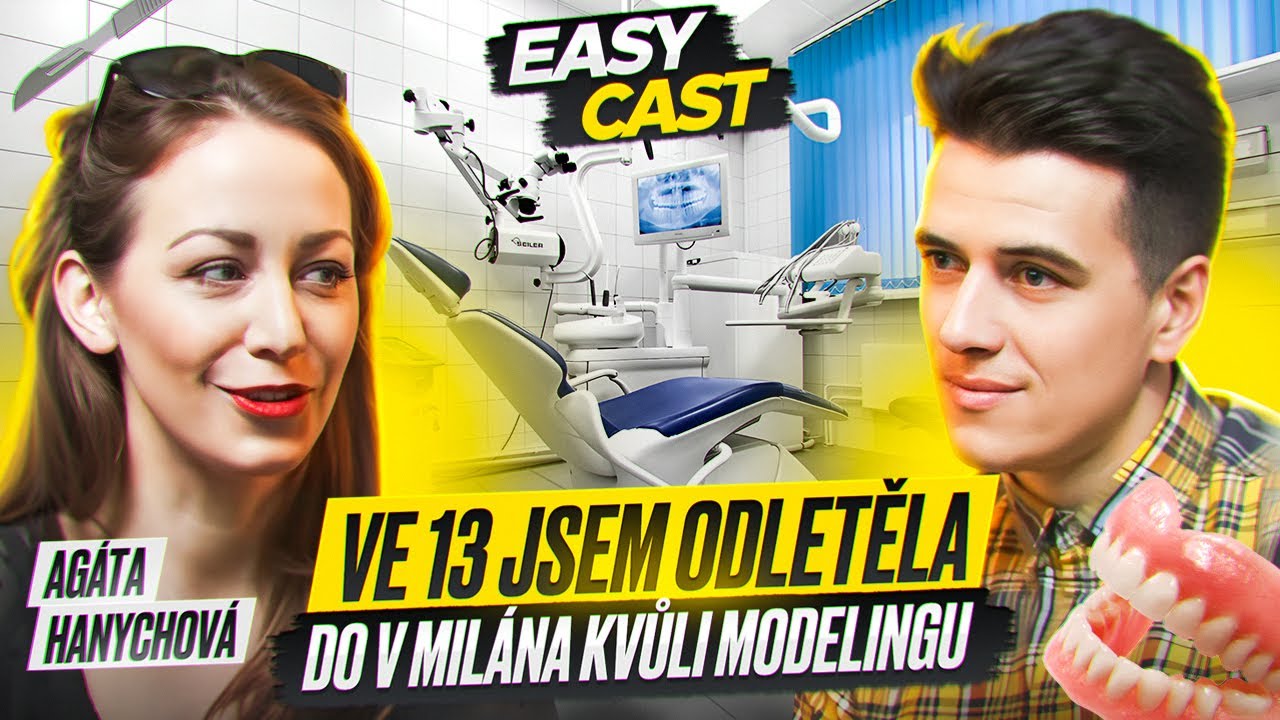Ag&aacute;ta Hanychov&aacute; - Prvn&iacute; plastiku jsem si nechala dělat u zubaře #EasyCast #Kotak