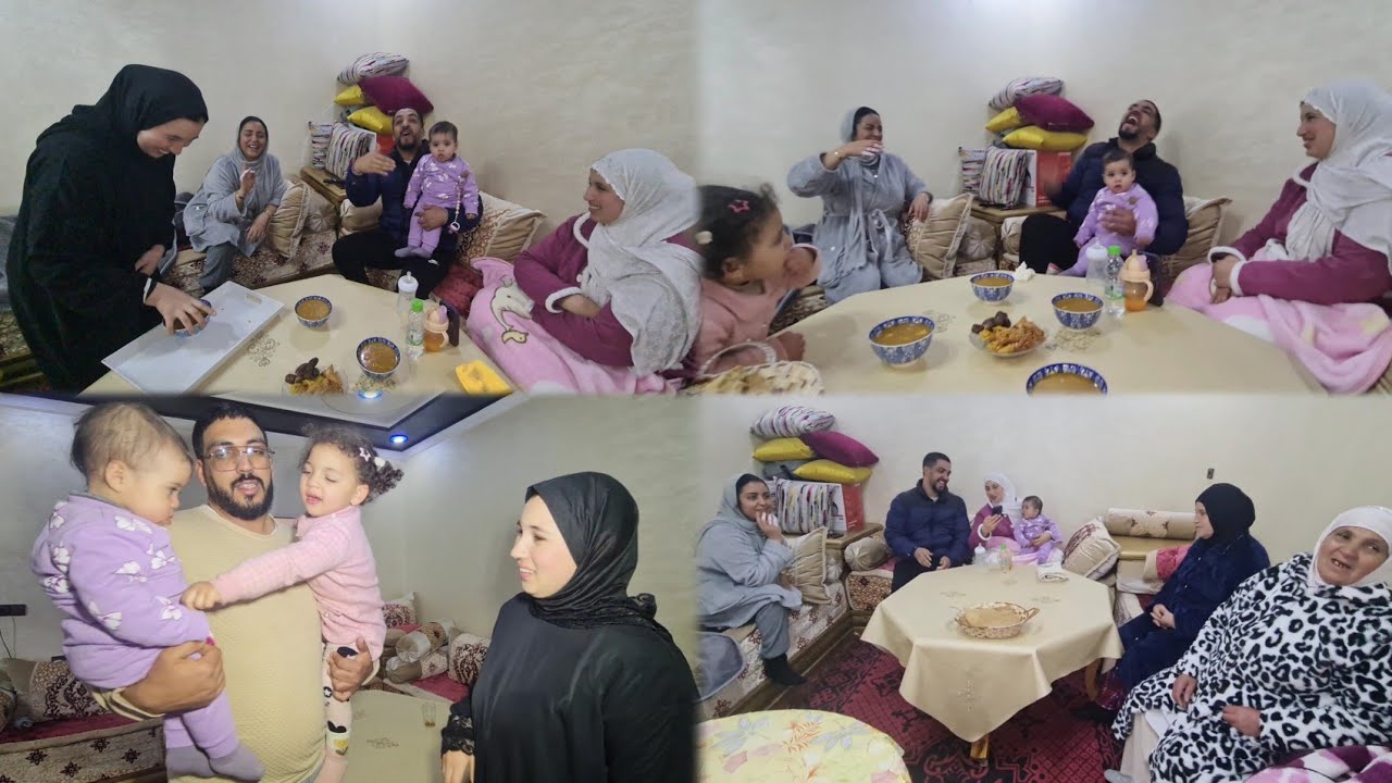 لمة سحور بالحريرة والزميطة… والوالدين زادوها نور ❤️