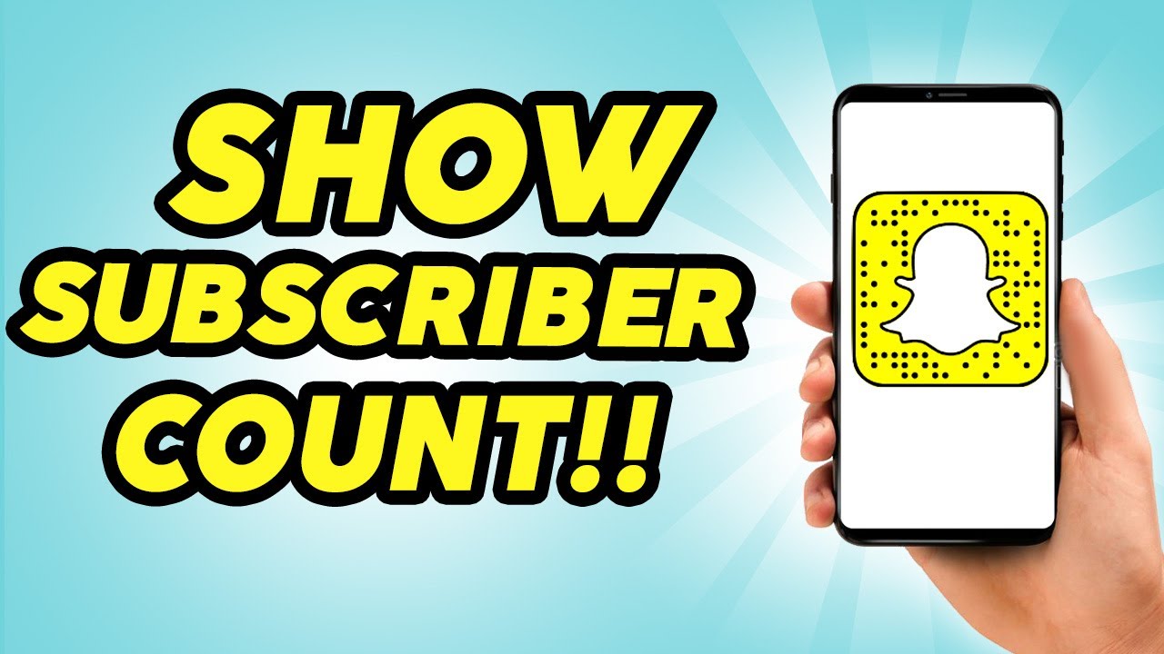 How to Show Subscribers Count in Snapchat Public Profile - 2024