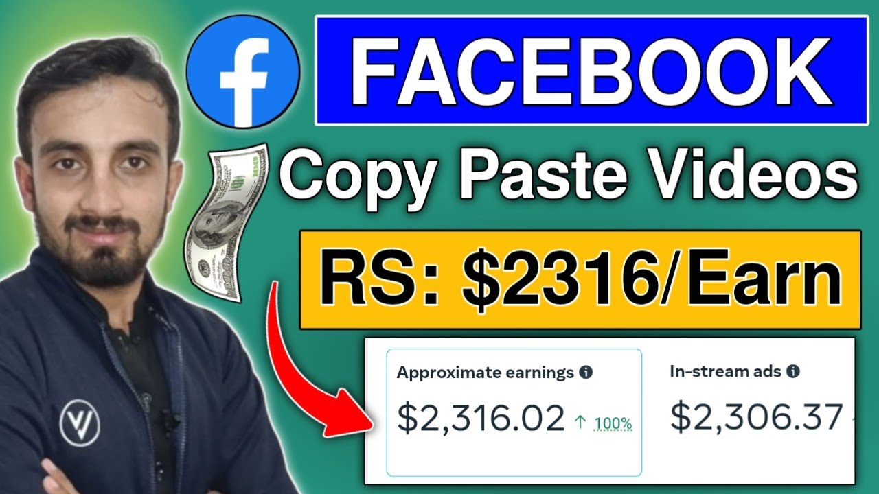 Earn $2,316 | Full Details | Facebook Copy Paste Videos Earnings | Facebook Se Paise Kaise Kamaye