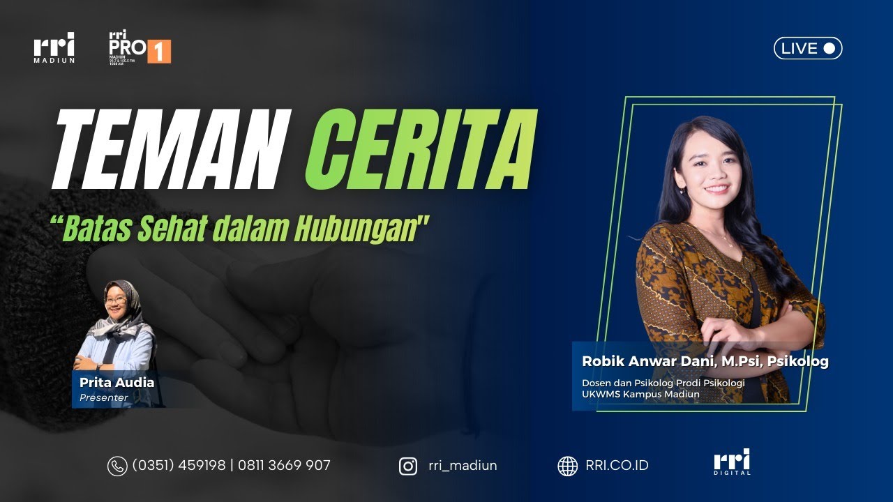 TEMAN  CERITA - BATAS SEHAT DALAM HUBUNGAN