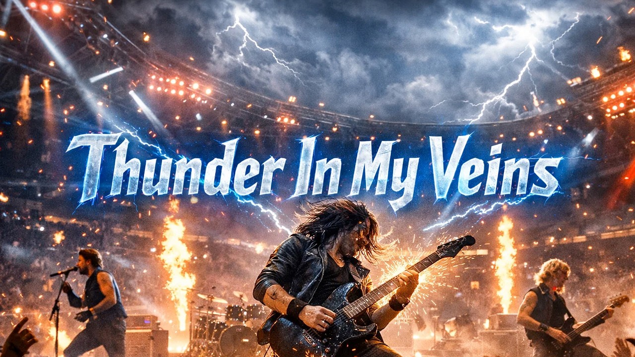 THUNDER IN MY VEINS ⚡ Epic Stadium Rock Anthem | SteelRiff Rock