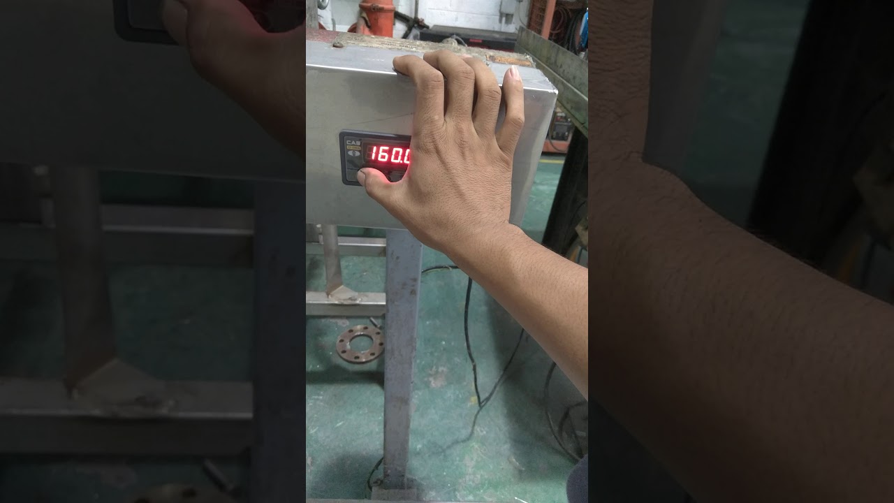tutorial kalibrasi timbangan digital CAS - CI 1580A