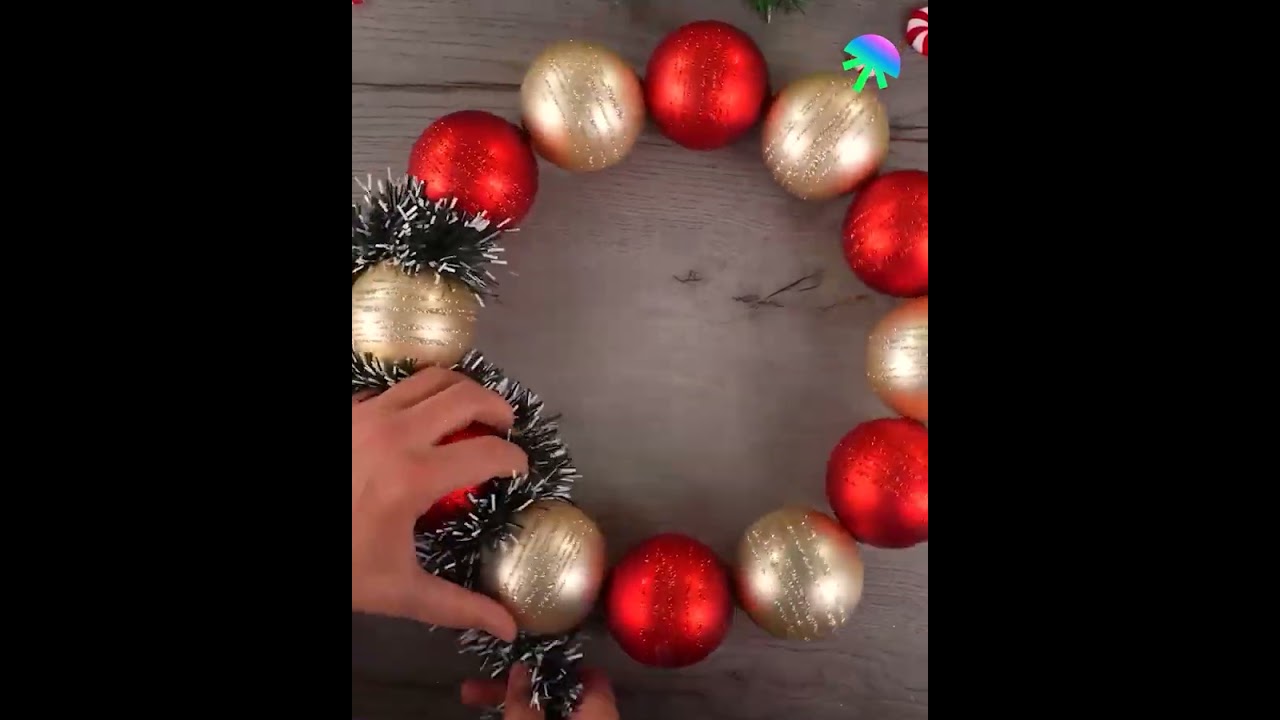 Door decor with Xmas ornaments #10millionviews #like #subscribe #support
