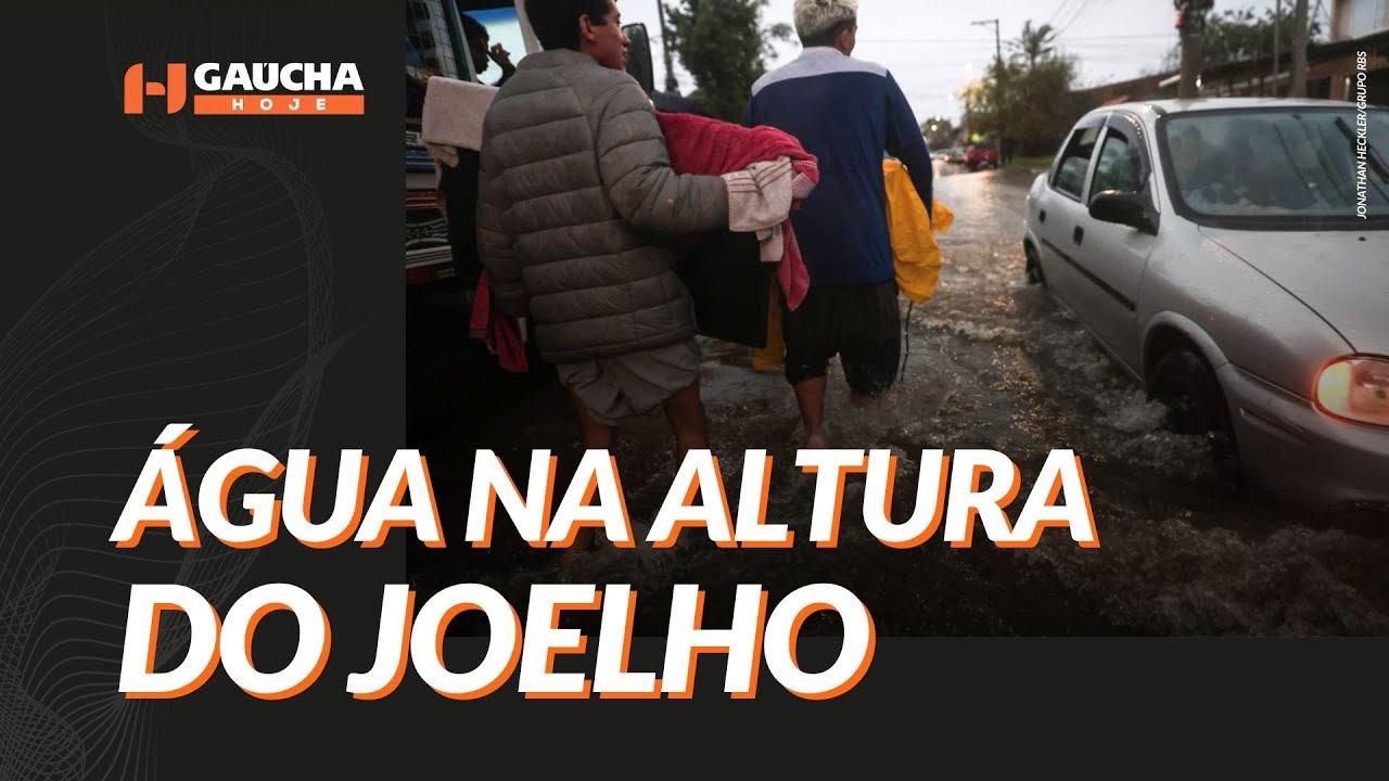 Chuva causa alagamentos em Canoas e moradores começam a retirar pertences de casa | Gaúcha Hoje