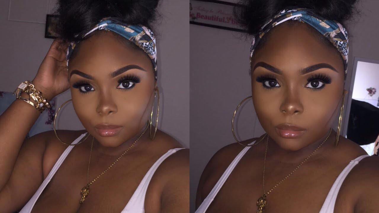 Natural Makeup Tutorial for Black Women| Ariel Black