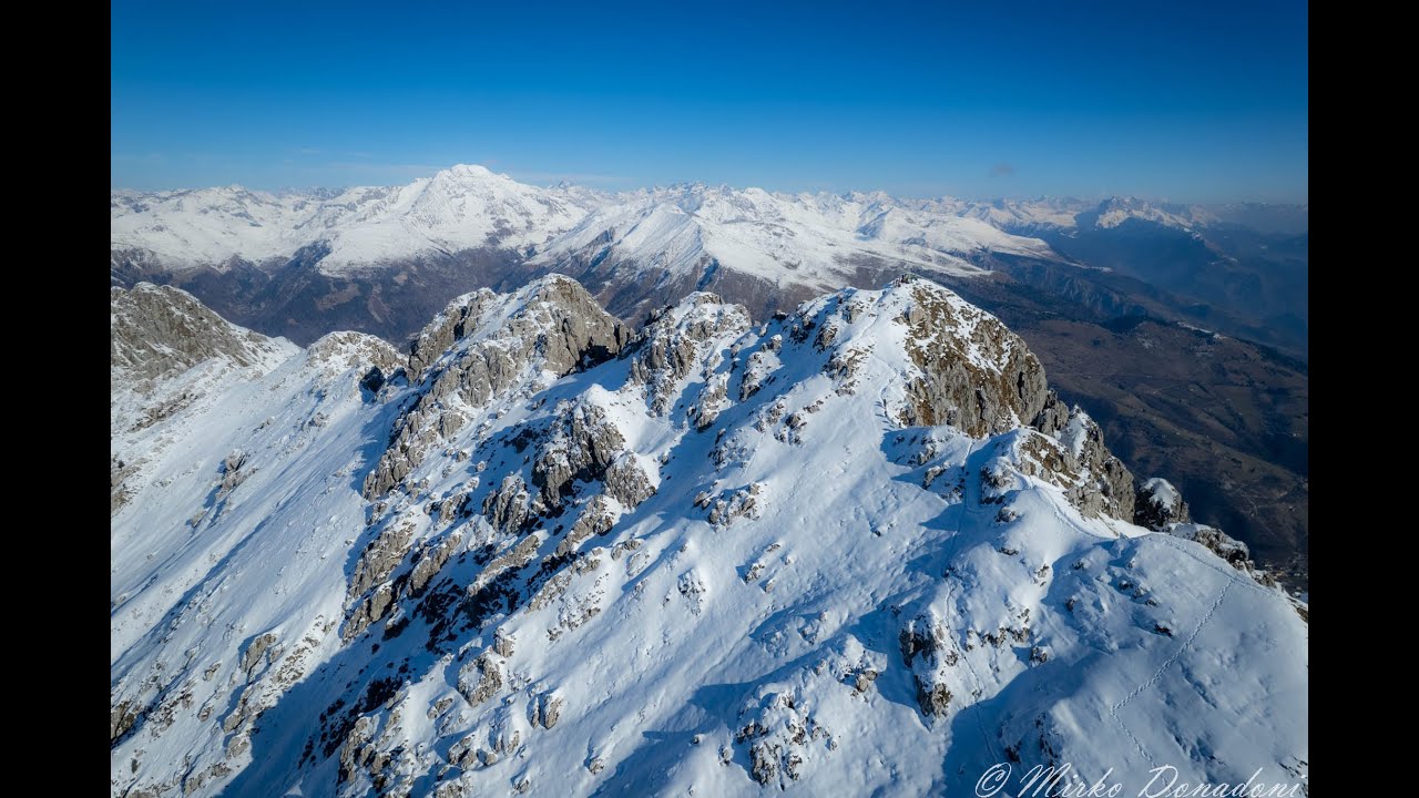 Monte Alben   dal canale Ilaria