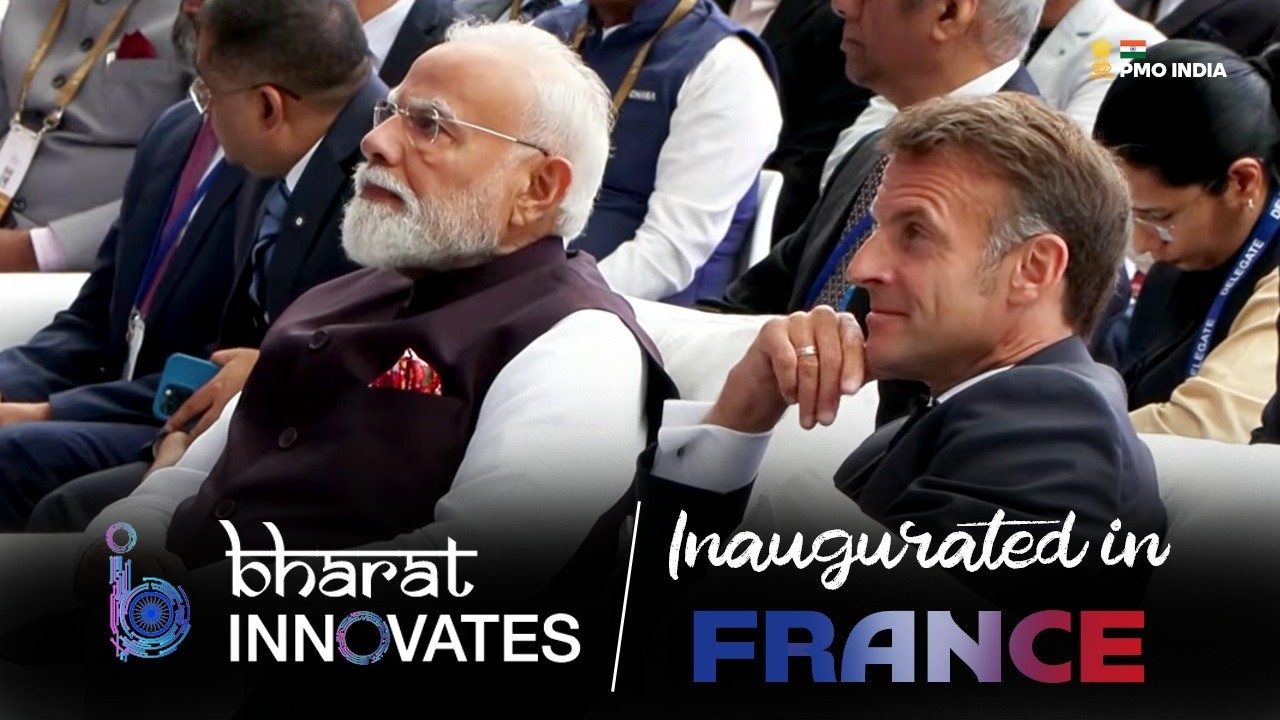 PM Modi, French President Macron inaugurate the 'Bharat Innovates' event in Nice