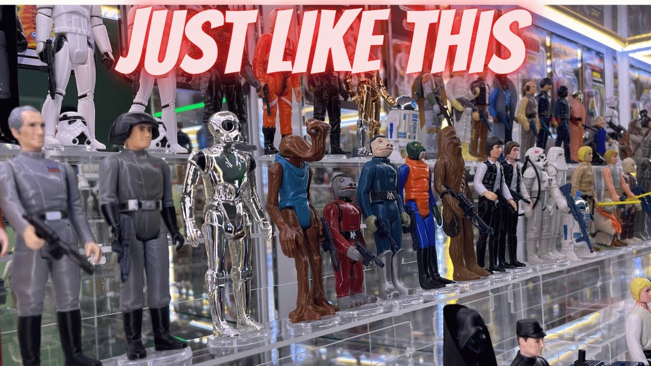 КАК ВЫСТАВЛЯТЬ ВИНТАЖНЫЕ ФИГУРКИ KENNER STAR WARS?