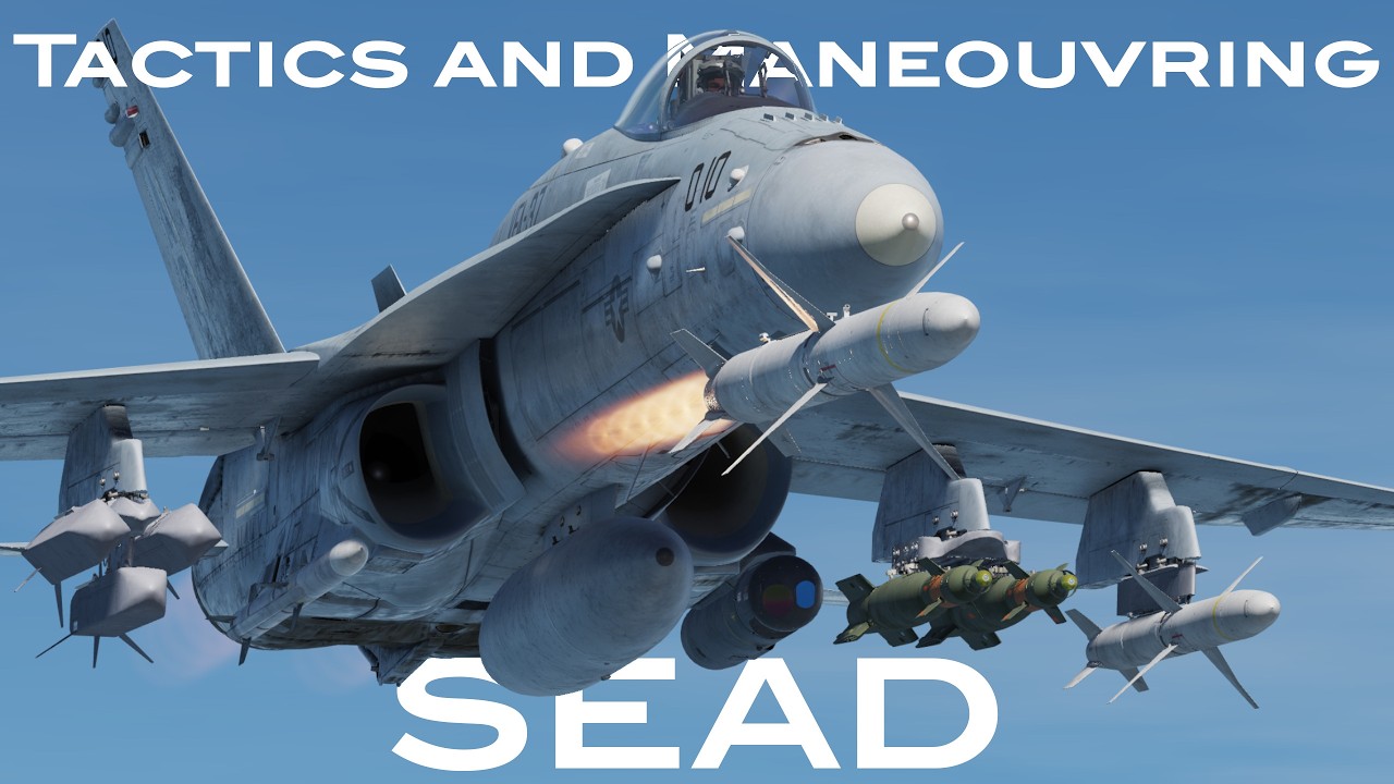 SEAD — Как уничтожить объекты ЗРК! | Тактика и маневрирование DCS