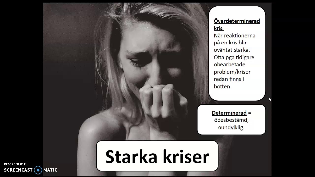 Stress och kriser del 2: Kriser