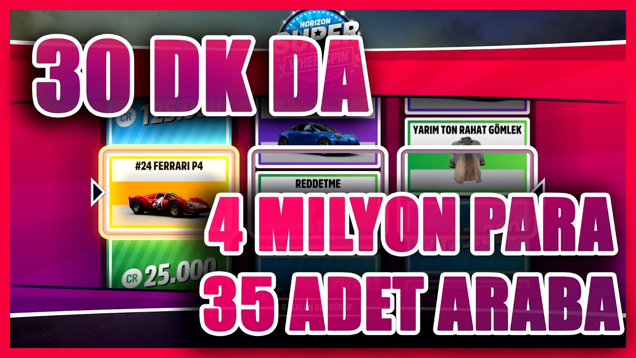 30DK DA 4MILYON PARA KAZANMA [HILESIZ] // Forza Horizon 5 [YARI DUZELTILDI]