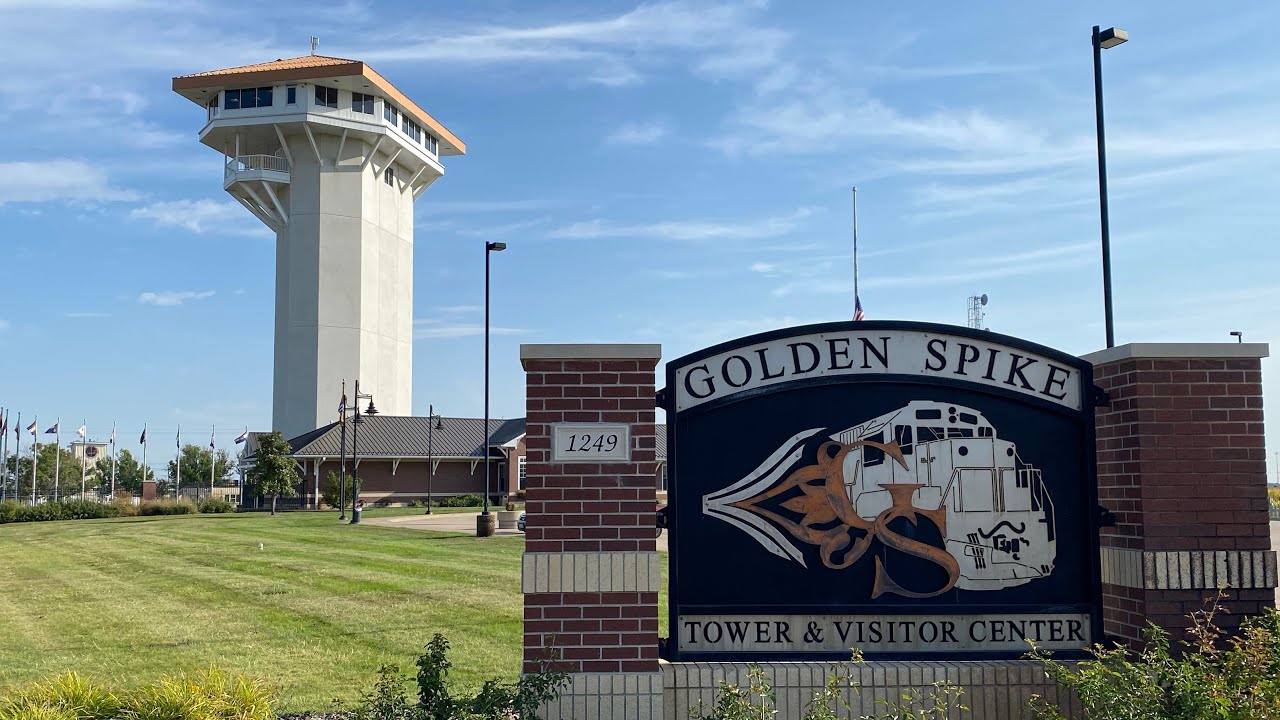 Golden Spike Tower & Bailey Yard the biggest train yard in the world - North Platte, NE