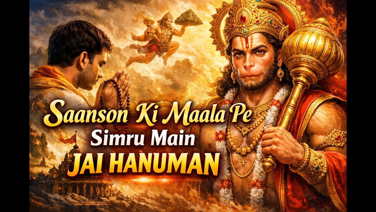 Har Saans Mein Jai Hanuman | Saanson Ki Mala Pe | LoFi Sufi Qawwali Bhajan | Peaceful Hanuman Song