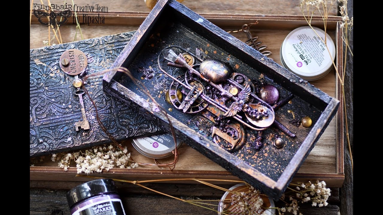 Mixed media Mystic Box  by Bipasha K