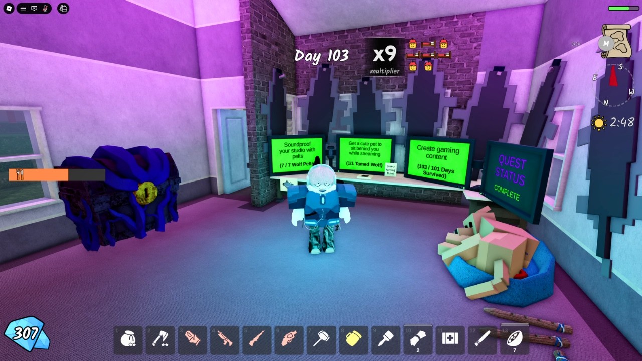 I FOUND A TWITCH HOUSE in 99 Night in The Forest NEW EVENT!