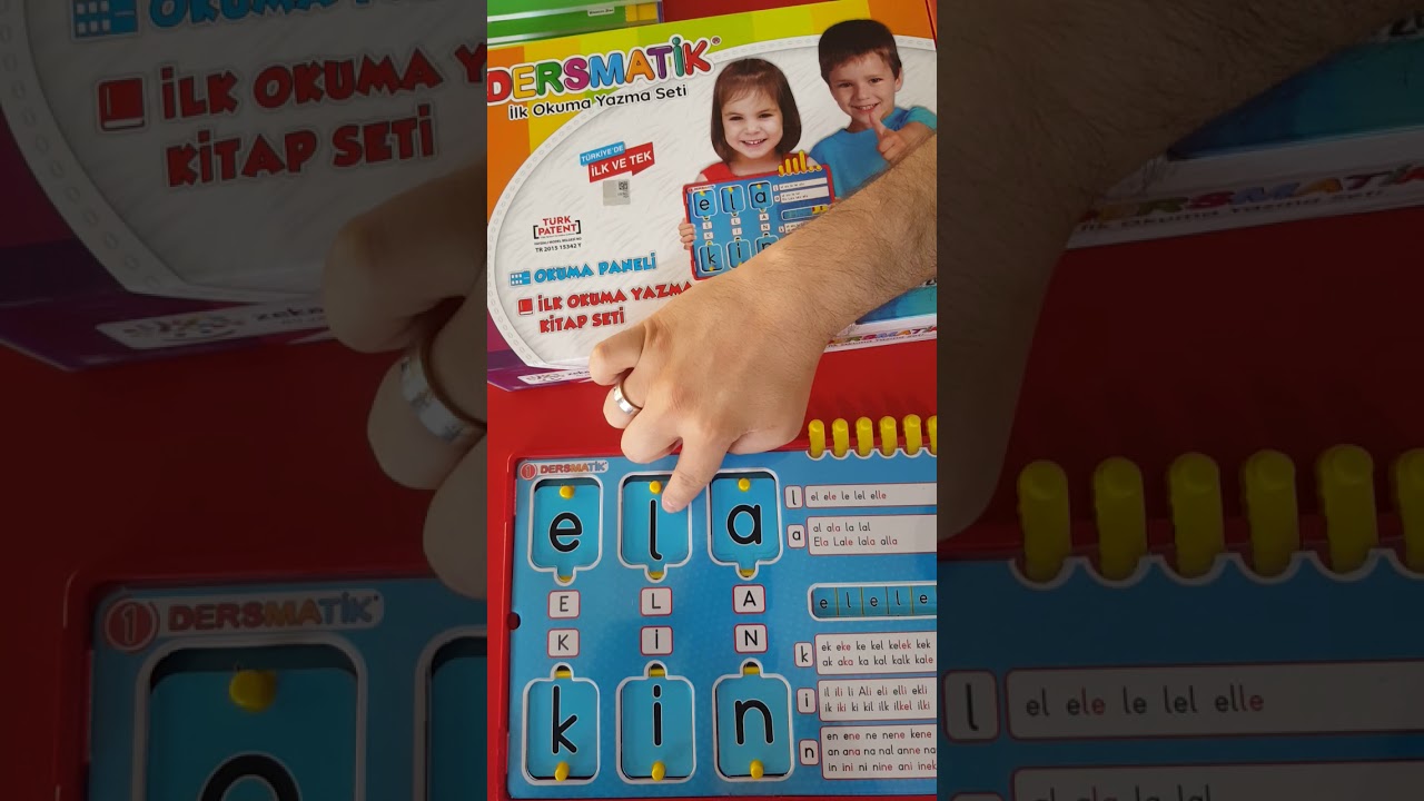 Dersmatik - İlk Okuma Yazma Seti - Okumayı Öğreten Set - Oyuncak