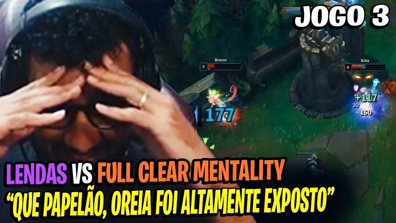 ABSOLUT E BULECHA REAGINDO AO TREINO DAS LENDAS vs FULL CLEAR MENTALITY (Time do ShaQuinn) - JOGO 3