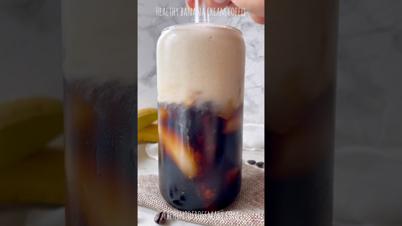 Viral Banana Coffee Recipe🍌