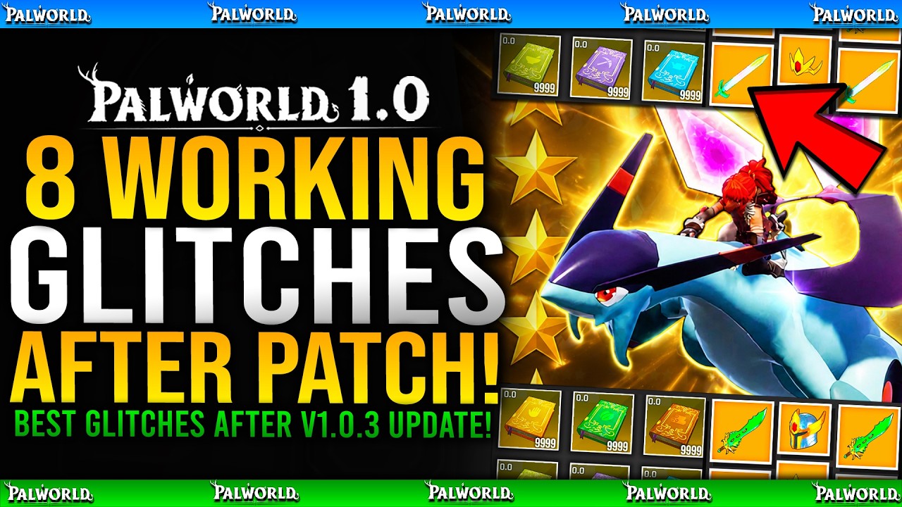 8 лучших рабочих глитчей после последнего обновления v1.0.3 для Palworld (Гайд по лучшим рабочим ...