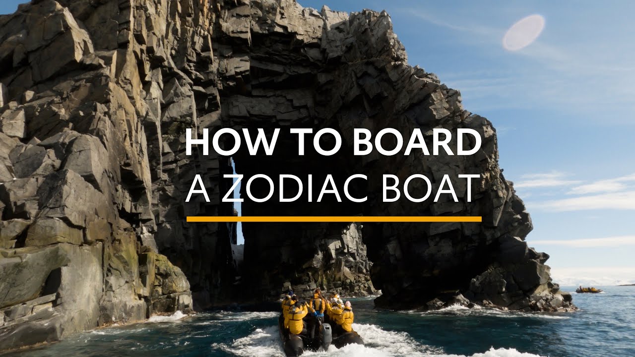How to Board a Zodiac Boat