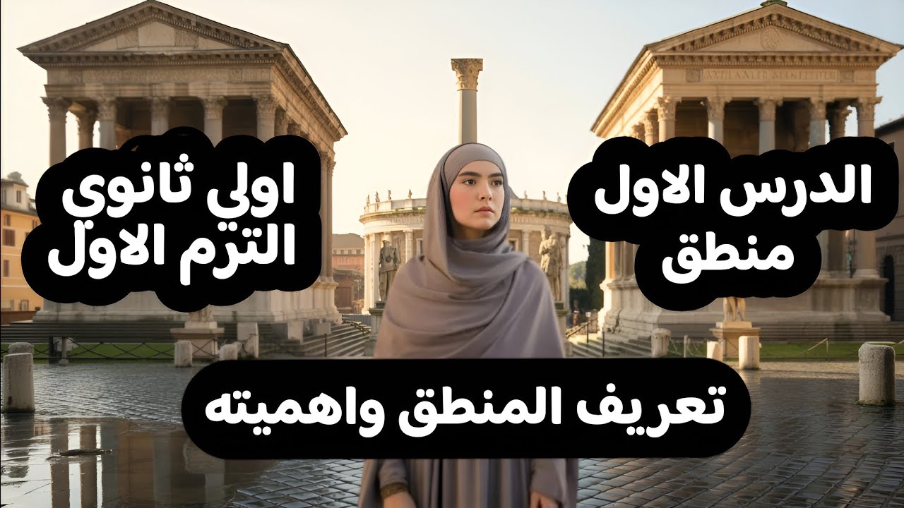 تعريف المنطق واهميته | شرح اول درس منطق للصف الاول الثانوي الترم الاول