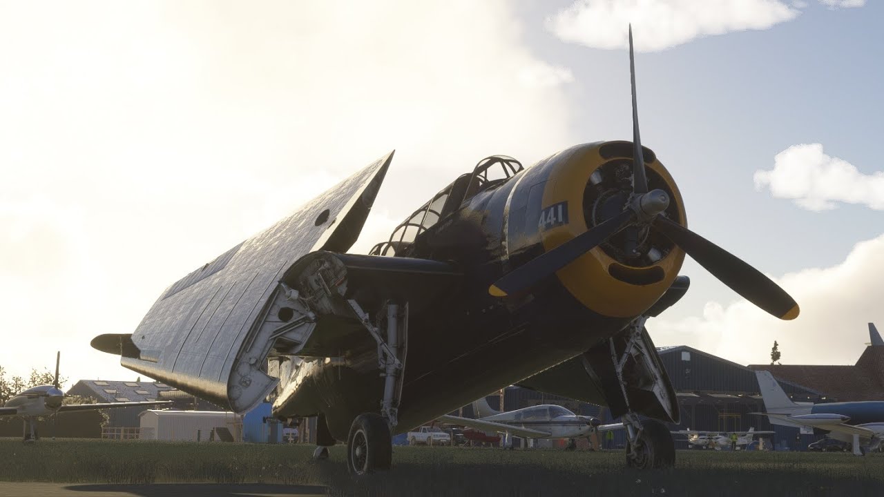 Прямая трансляция первого взгляда на Grumman TBF Avenger в Flight Simulator 2024