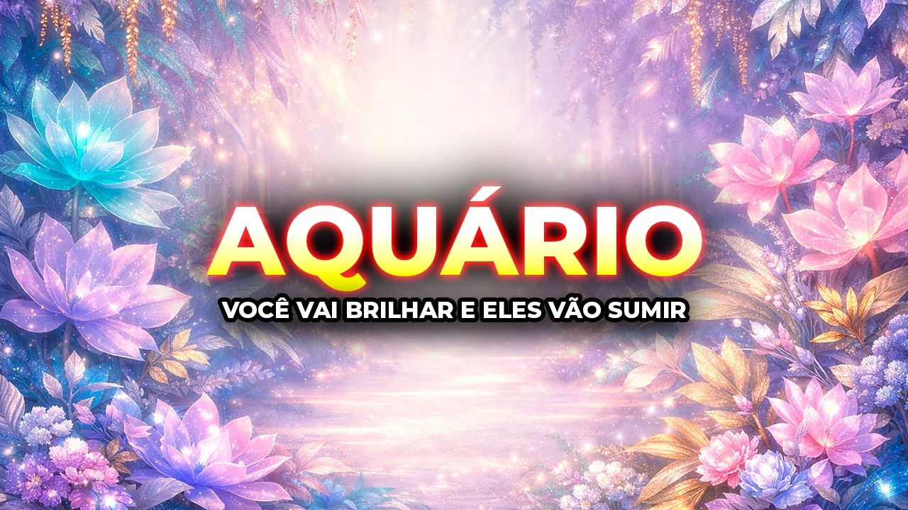 AQUÁRIO ♒ UMA GRANDE CONQUISTA VAI CHEGAR ENQUANTO QUEM TE INCOMODOU SOME DO MAPA
