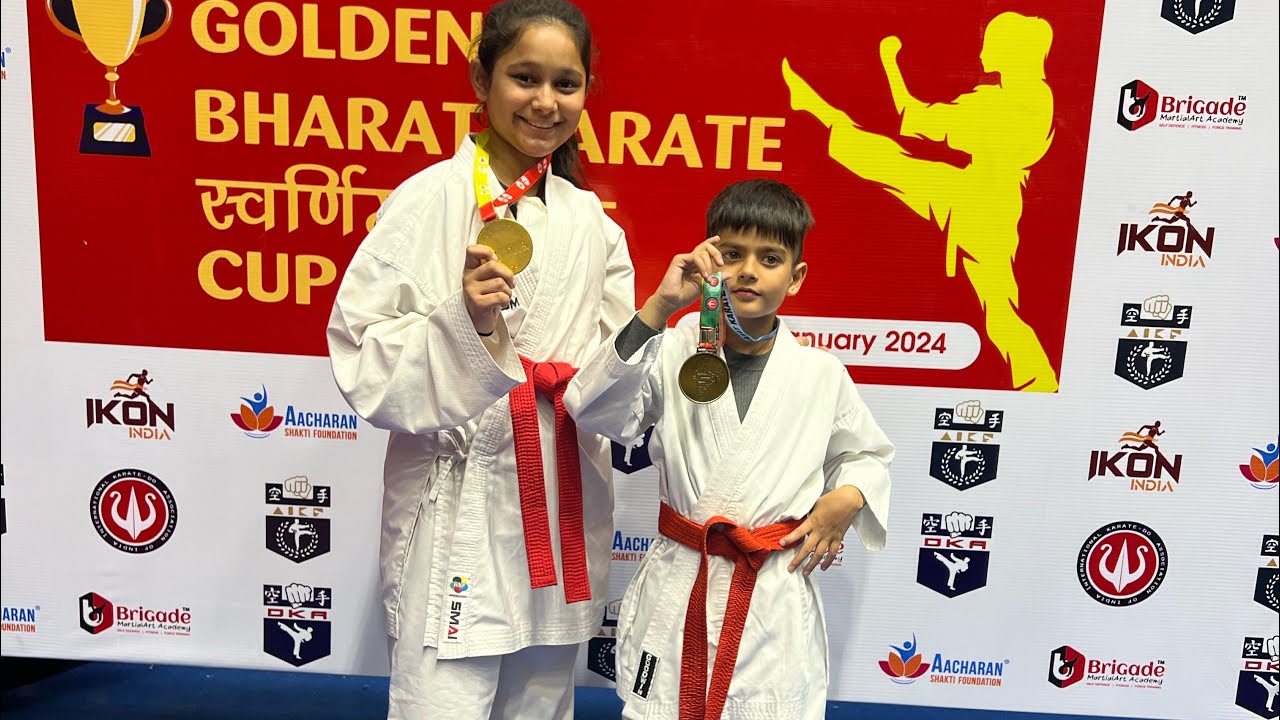 Golden Bharat Karate Cup. Talkatora Stadium, Delhi.