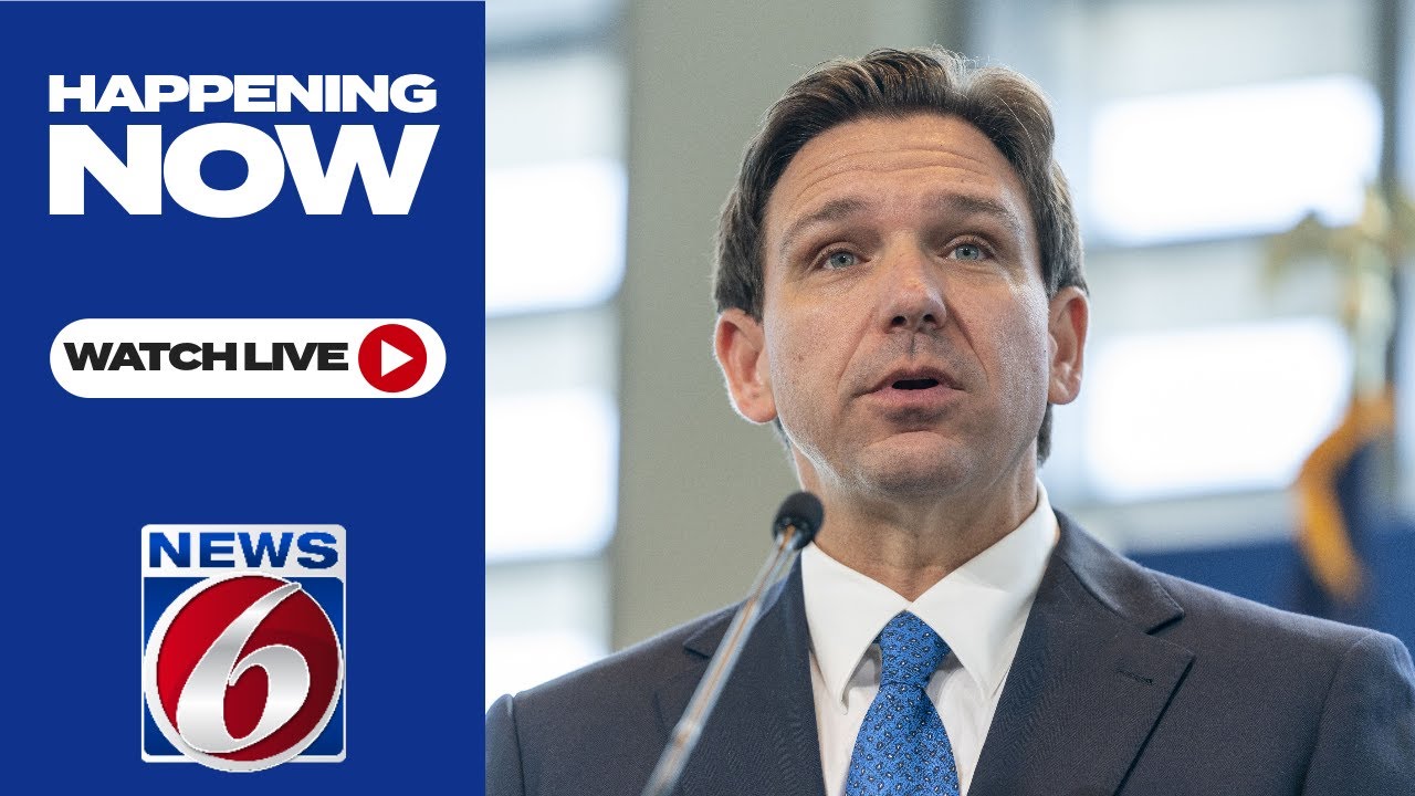 WATCH LIVE: DeSantis speaks at Tohopekaliga High School in Osceola County