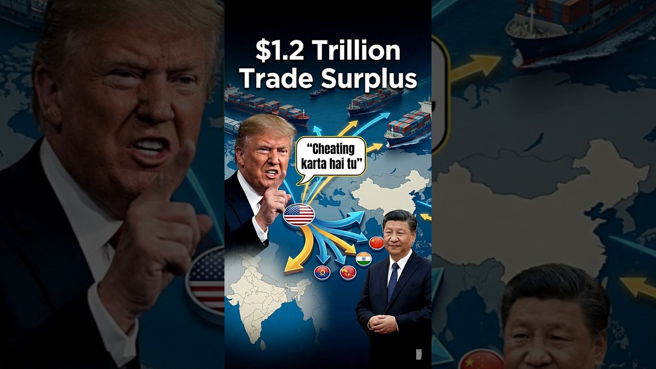 China की $1.2 Trillion Strategy | Tariffs के बाद भी कैसे बना Trade Winner? 