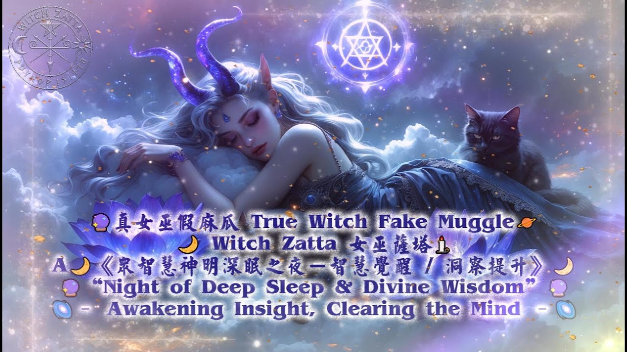 A🌙《眾智慧神明深眠之夜－智慧覺醒  洞察提升》🌙“Night of Deep Sleep & Divine Wisdom” Awakening Insight, Clearing the Mind