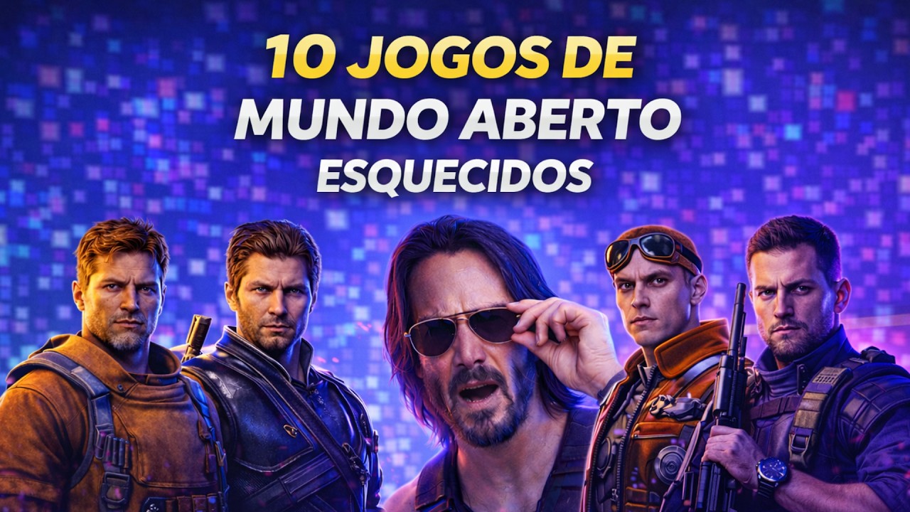 10 JOGOS ESQUECIDOS - UM DELES FOI INSPIRAÇÃO PRO CYBERPUNK?