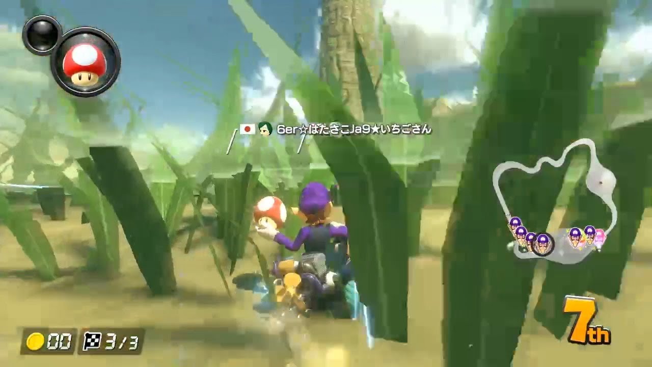 【MK8DX】交流戦 6er VS Ja9様 (2GP)