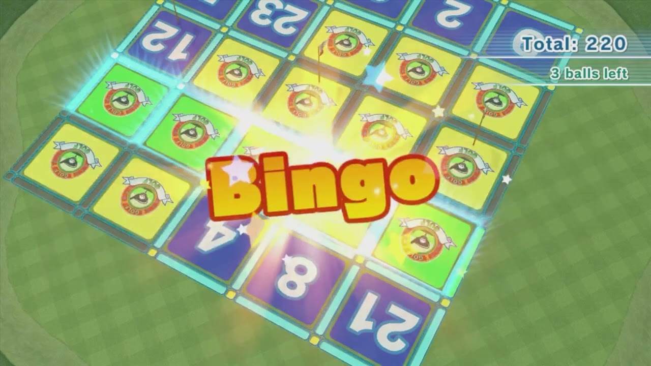 Wii Sports Club Golf Training - Chip-in Bingo (Platinum Medal)