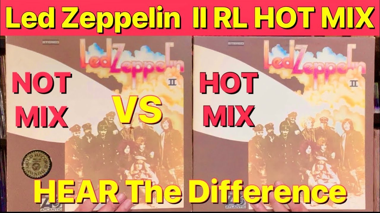 Сравнение звучания виниловых пластинок Led Zeppelin ll. Горячий микс RL Sterling Sound Monarch Ne...