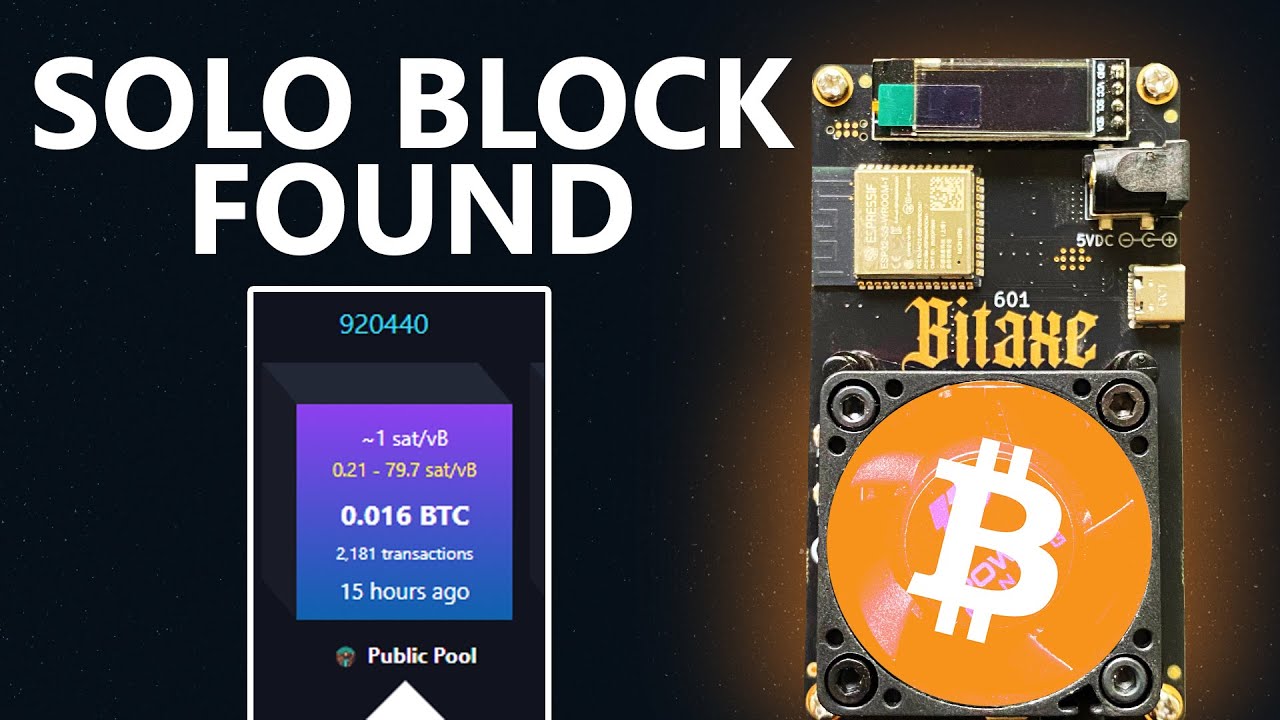 Another Solo Bitcoin Block Has Been Hit