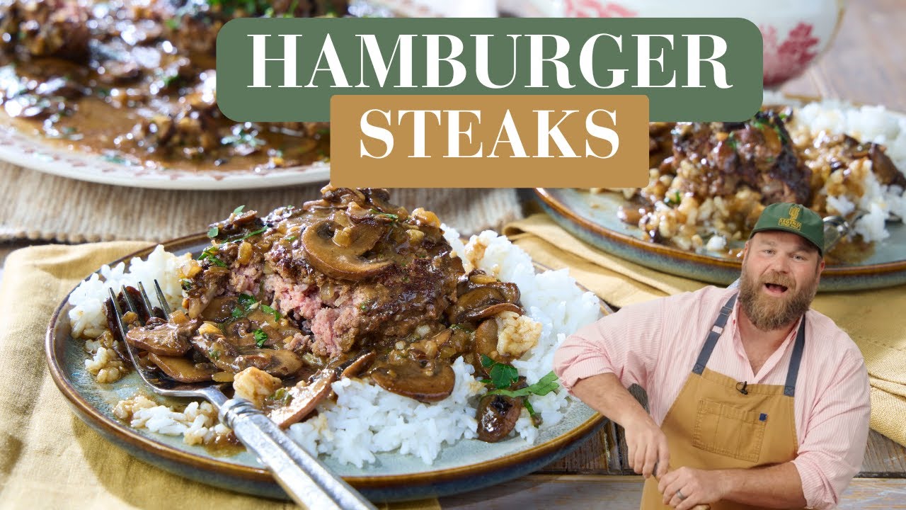 Chef Jean-Paul&rsquo;s Hamburger Steaks with Mushroom Gravy | Classic Comfort Food Recipe
